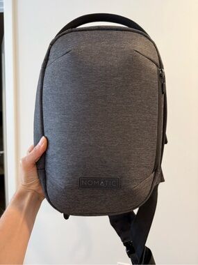 NOMATIC Navigator Lite Sling 6L Gray Crossbody Travel Tech Bag Tablet Organizer